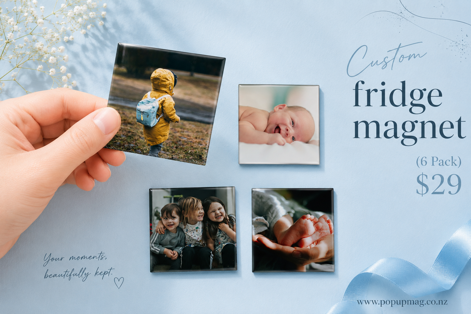 Custom Fridge magnet (6 pack) 31% OFF (Save $13)