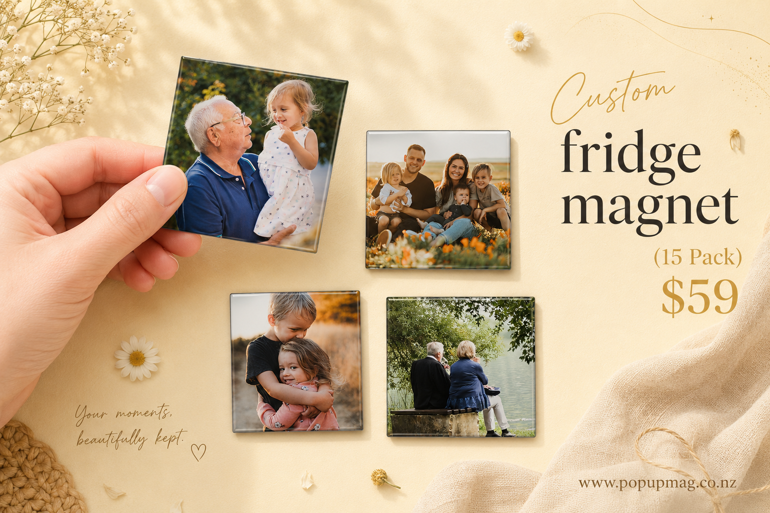 Custom Fridge magnet (15 pack) 44% OFF (Save $46)