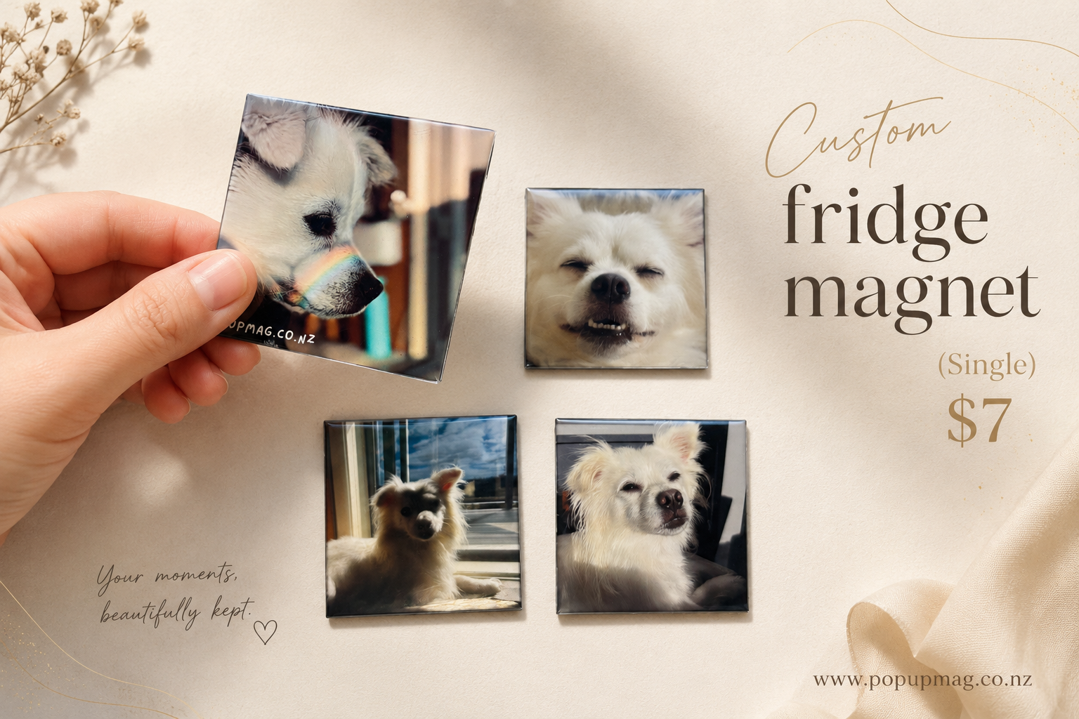 Custom Fridge magnet (Single)